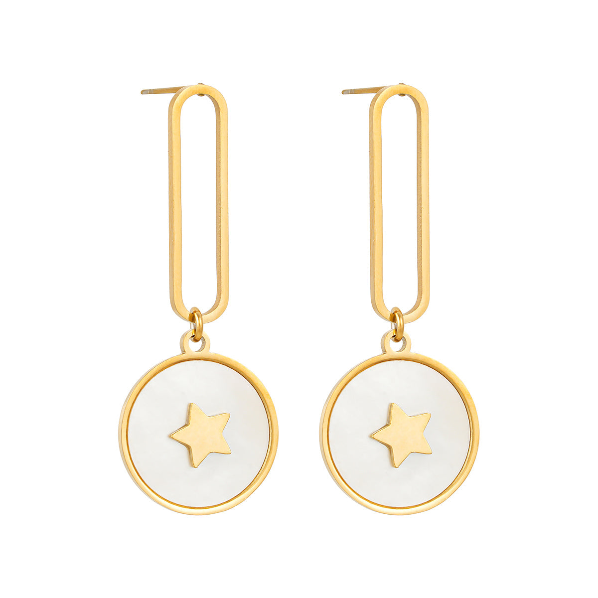 Star shell earrings TrendyRush