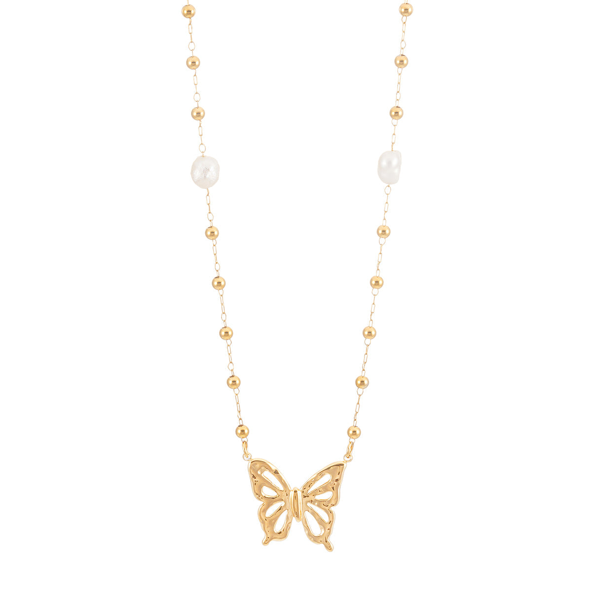 Beaded butterfly necklace TrendyRush