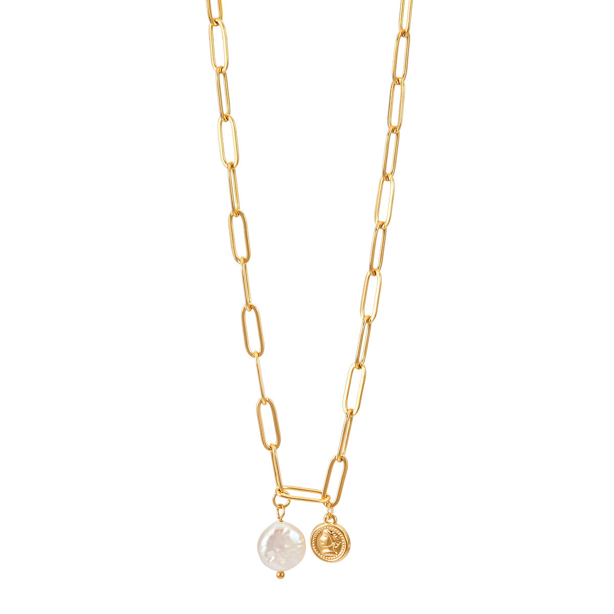 Wide chain necklace TrendyRush