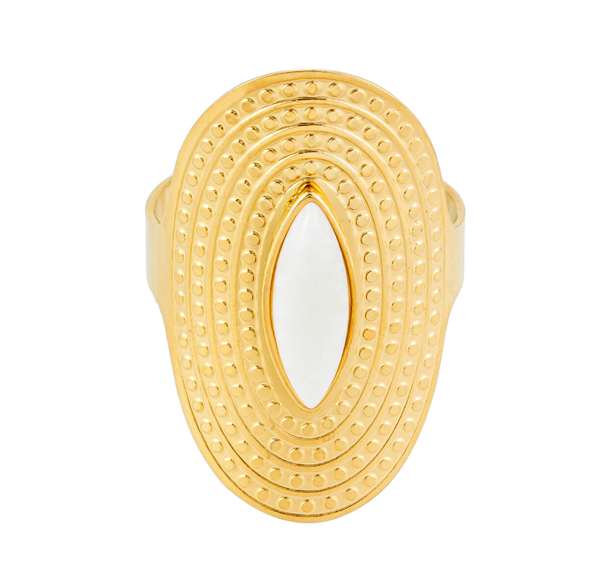 White oval ring TrendyRush