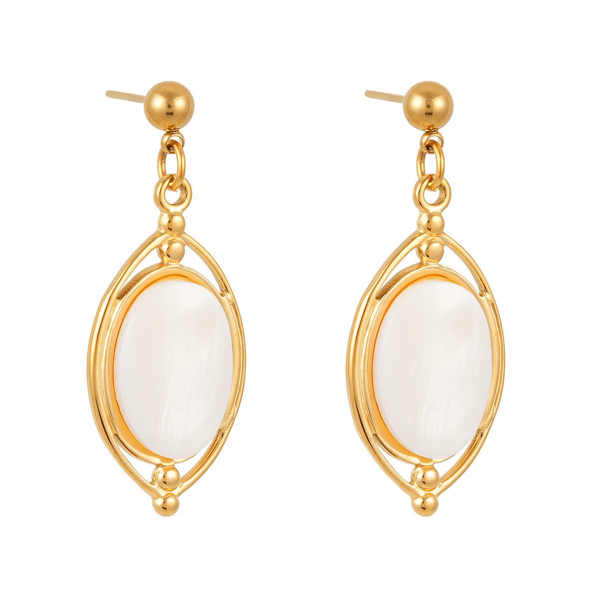 Elliptical Fritillaria earrings TrendyRush