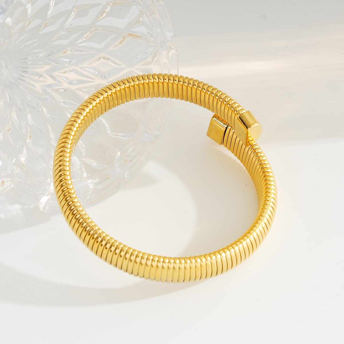 Cable Wire Cuff Bracelets TrendyRush