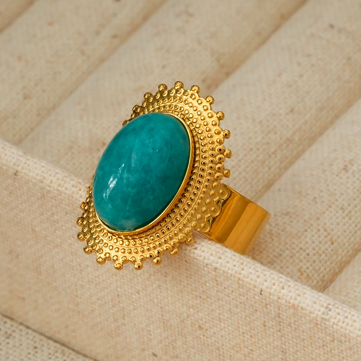 natural turquoise ring TrendyRush
