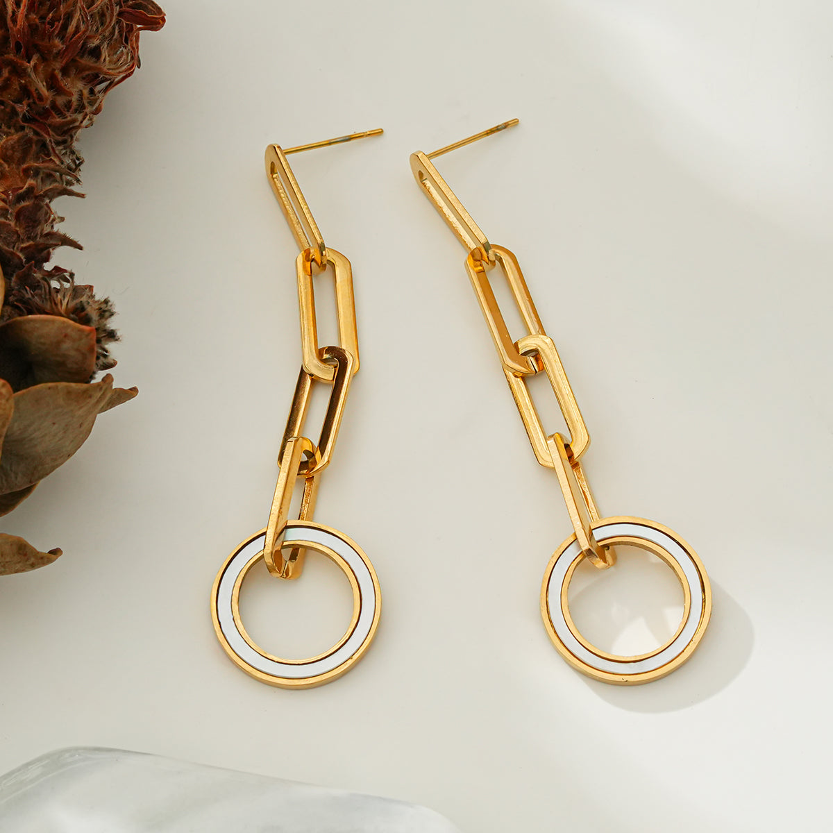 Lapping chain earrings TrendyRush