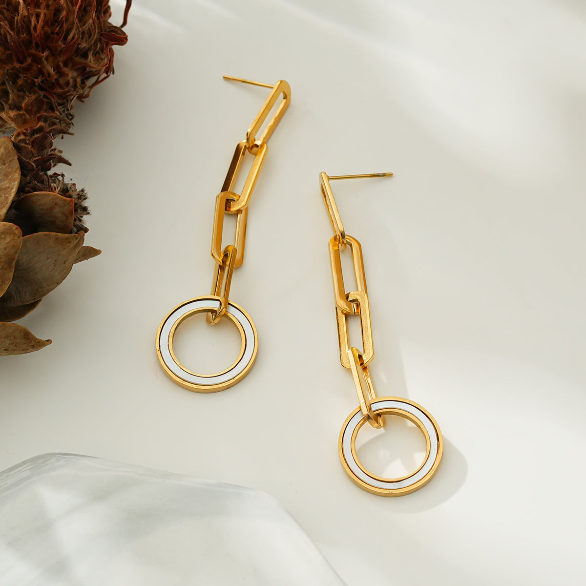 Lapping chain earrings TrendyRush