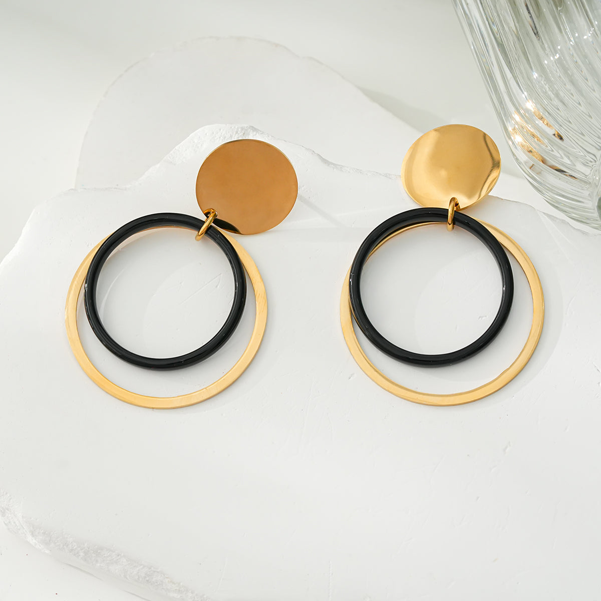 Double ring earrings TrendyRush