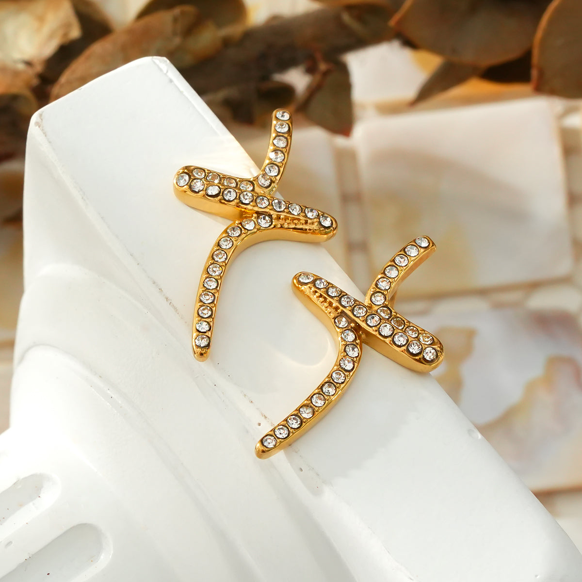 Unique cross earrings TrendyRush