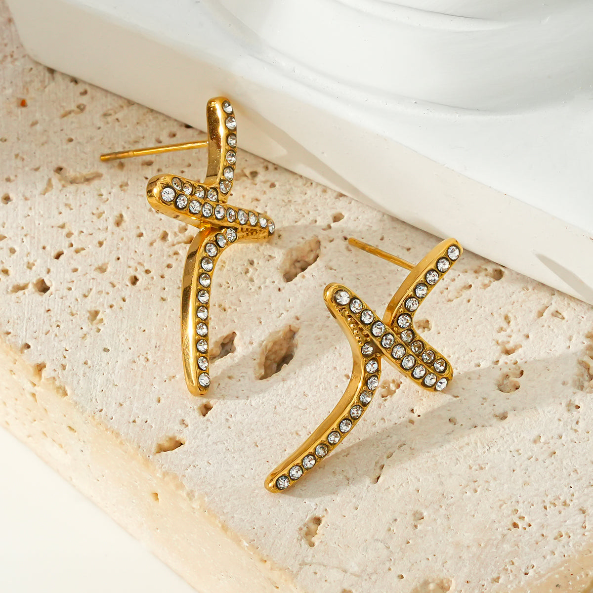 Unique cross earrings TrendyRush