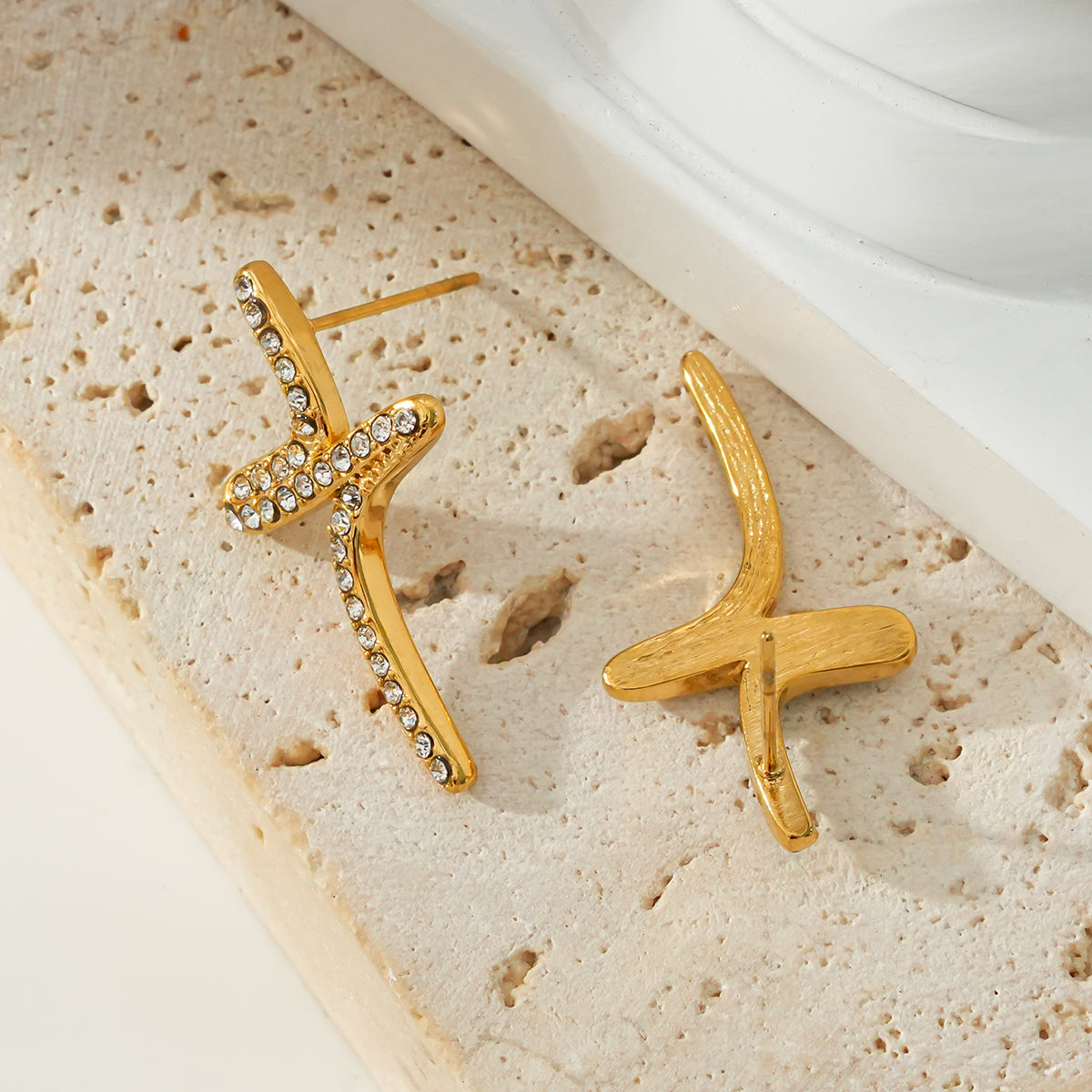 Unique cross earrings TrendyRush