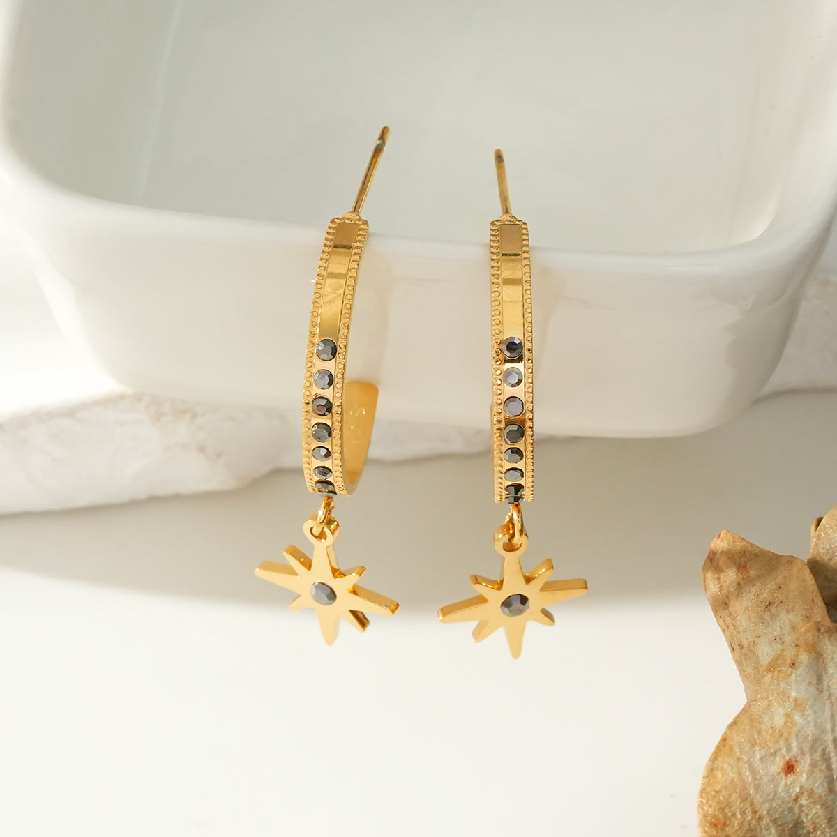 Star drop earrings TrendyRush