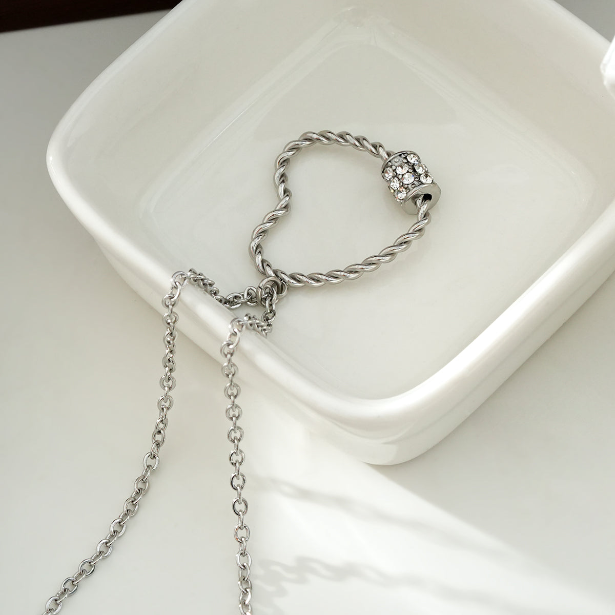 Heart shadow necklace TrendyRush