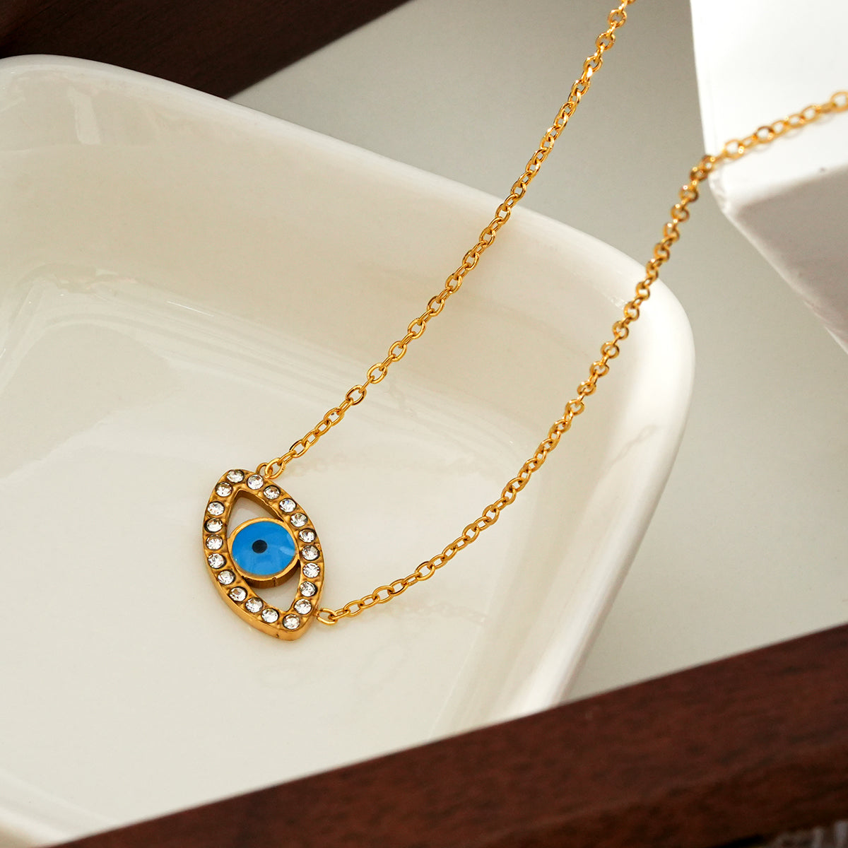 Turquoise eye necklace TrendyRush
