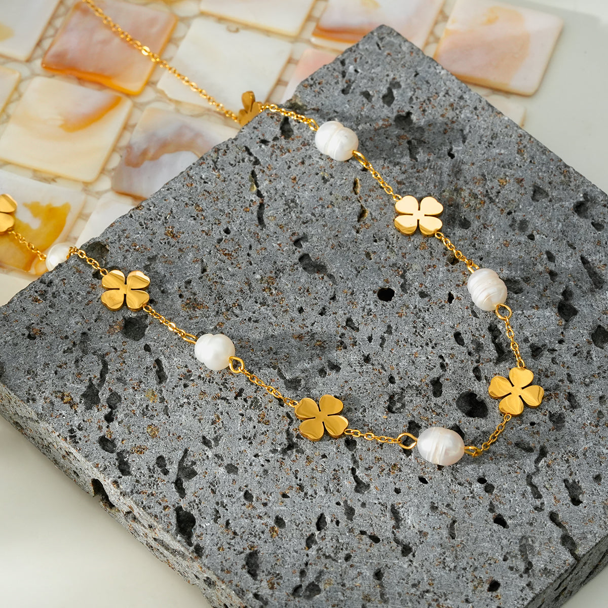 Floral necklace TrendyRush