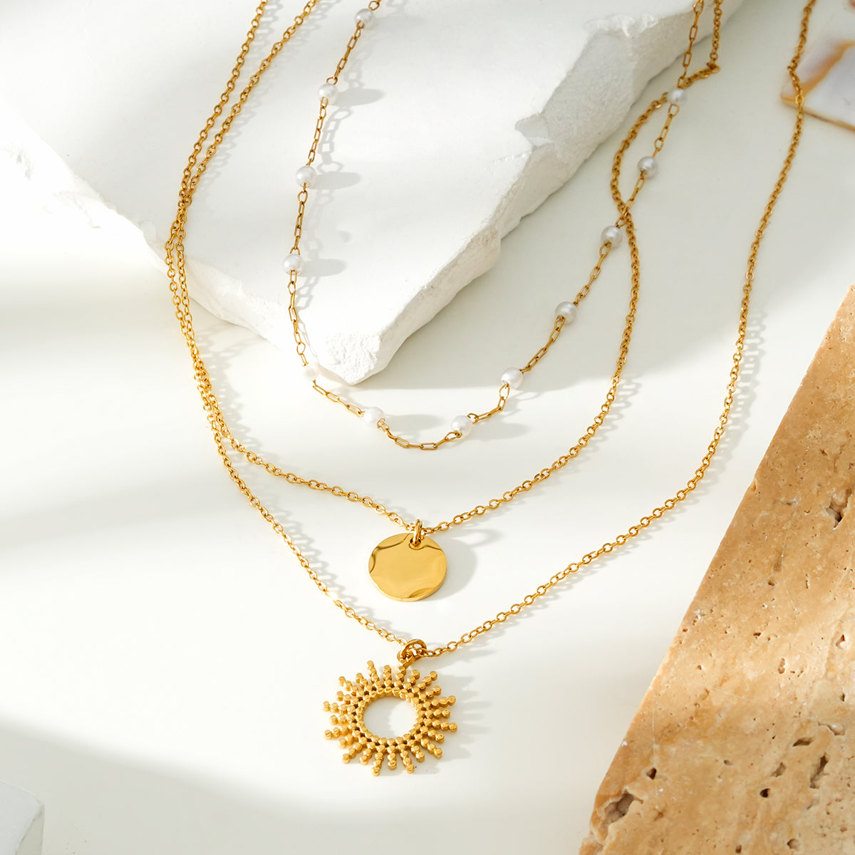 Sun necklace TrendyRush