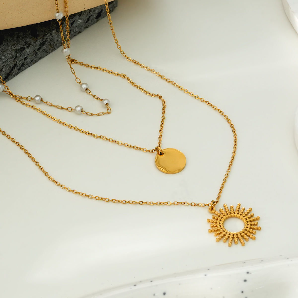 Sun necklace TrendyRush
