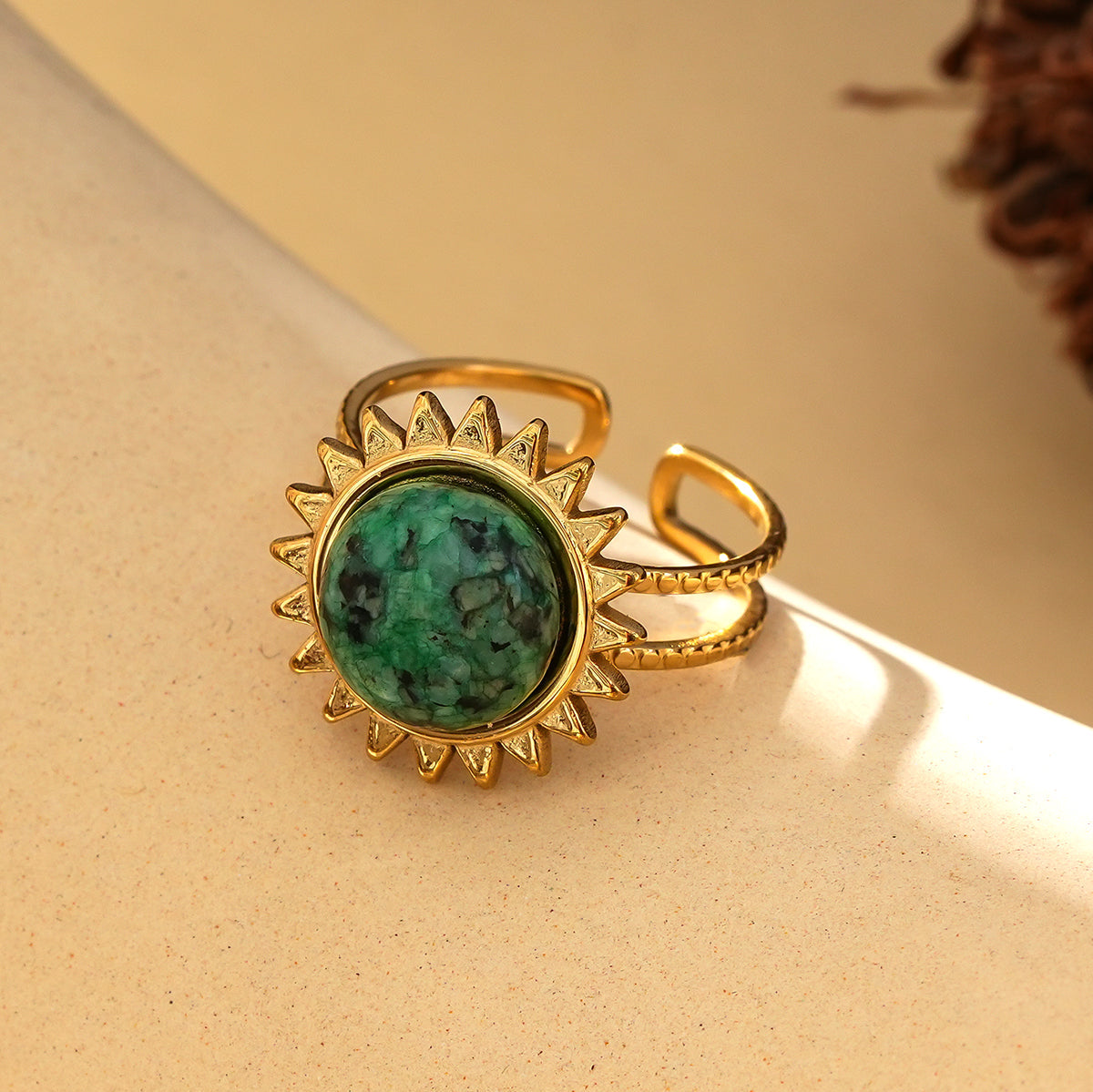 sun turquoise ring TrendyRush