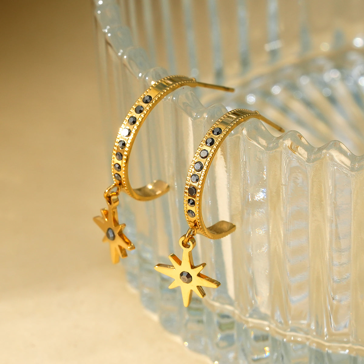 Star drop earrings TrendyRush