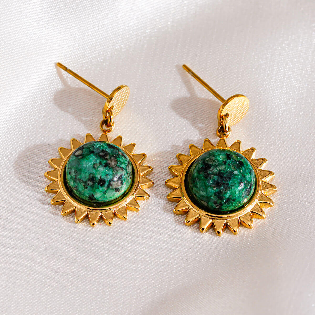 Sun turquoise earrings TrendyRush