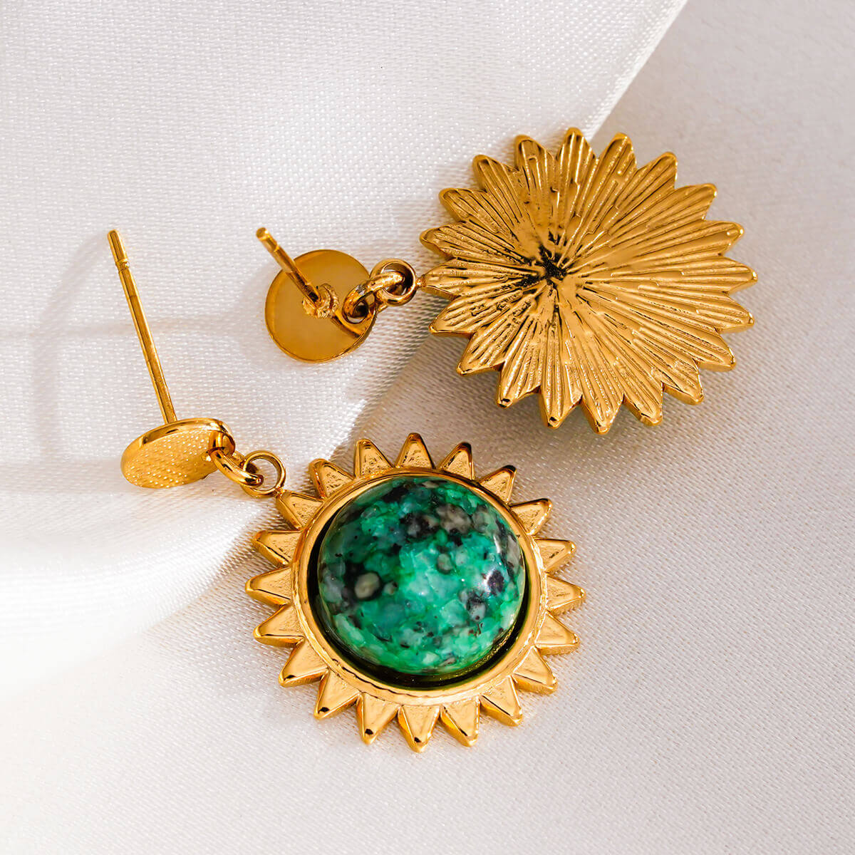 Sun turquoise earrings TrendyRush