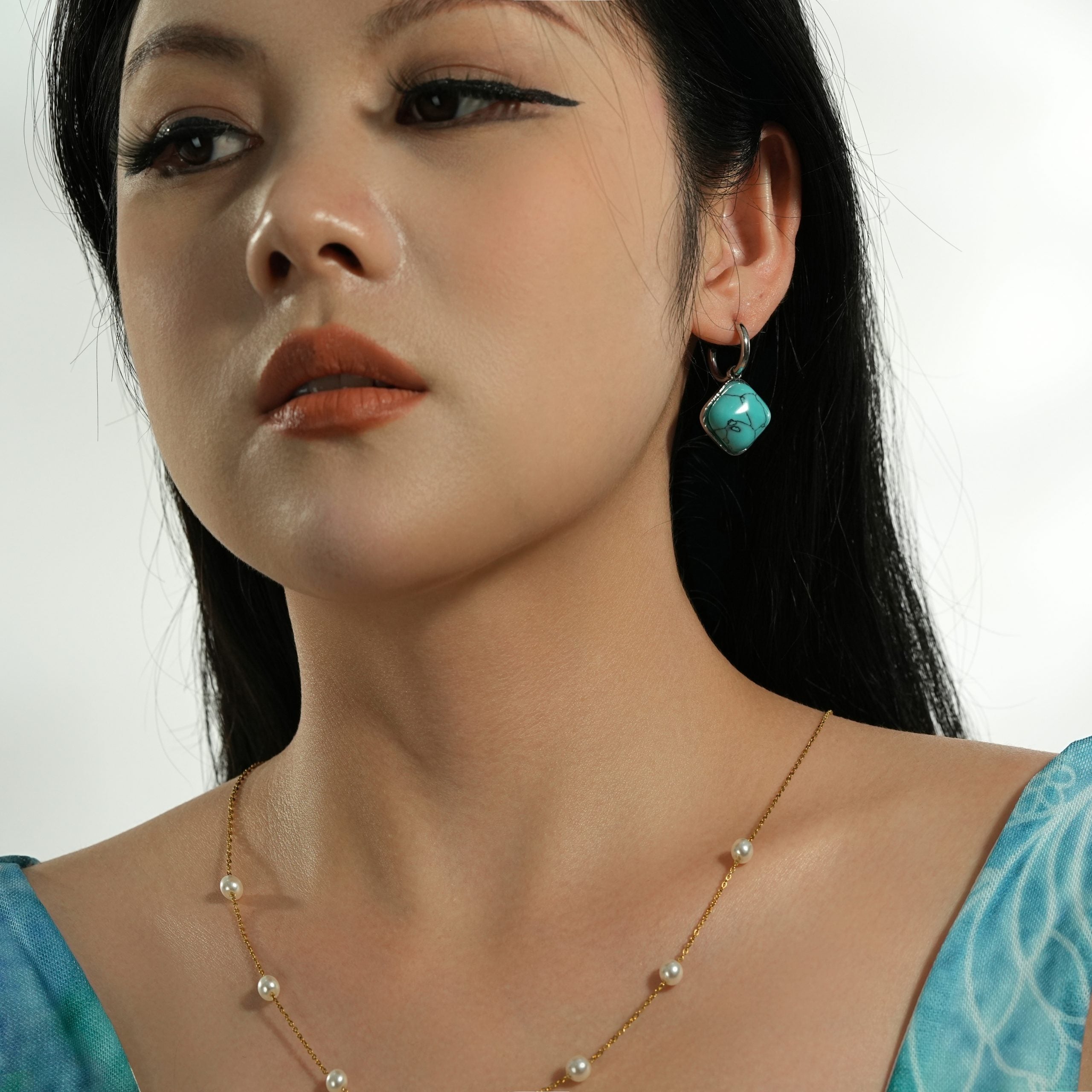 Teal earrings TrendyRush