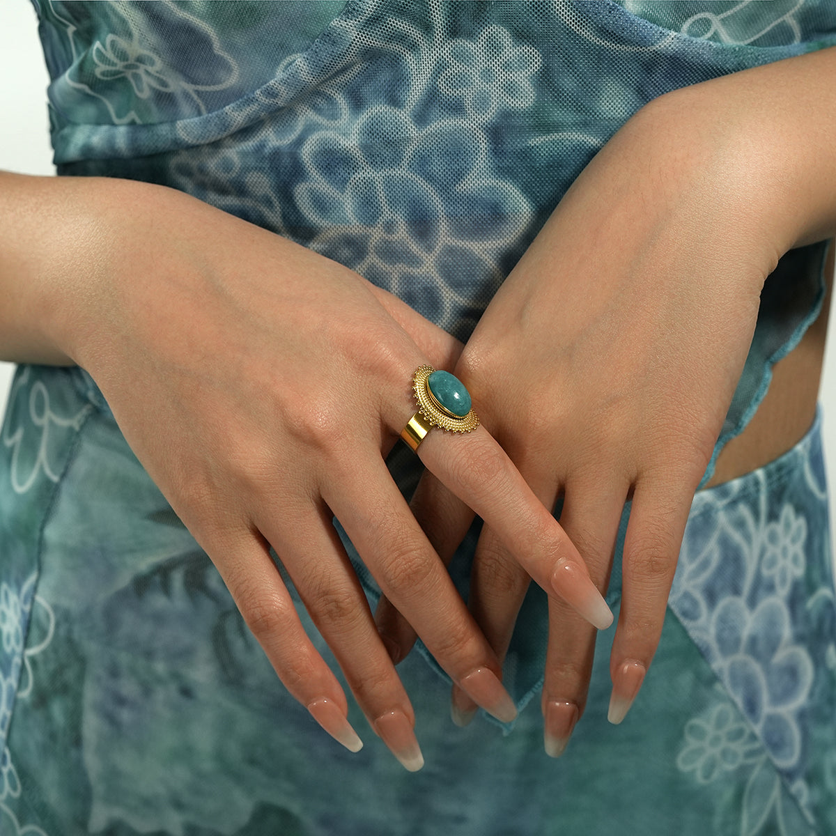 natural turquoise ring TrendyRush