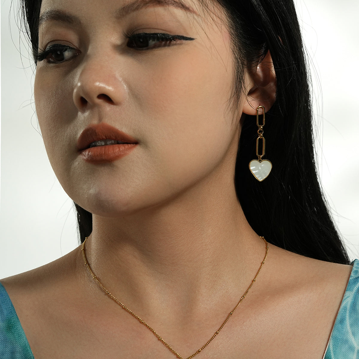 Heart pendant earrings TrendyRush