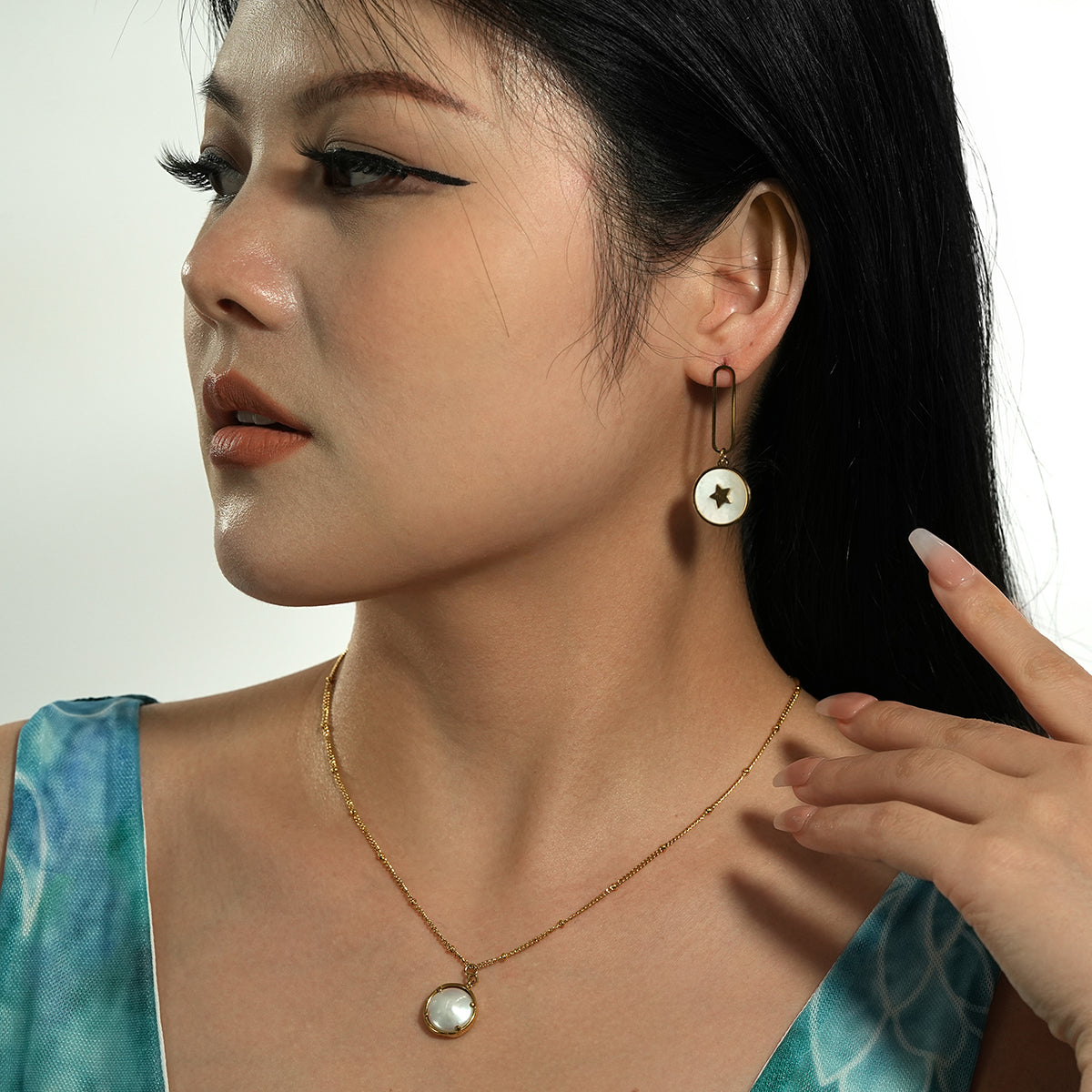 Star shell earrings TrendyRush