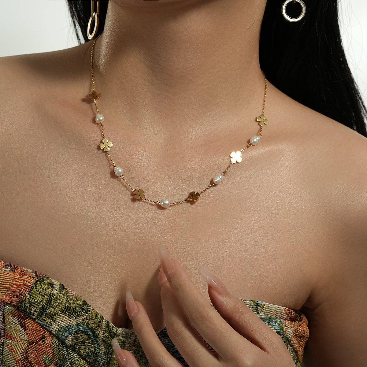 Floral necklace TrendyRush