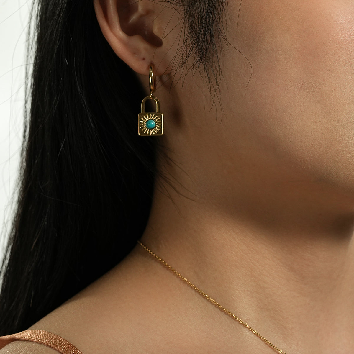 Sun lock earrings TrendyRush