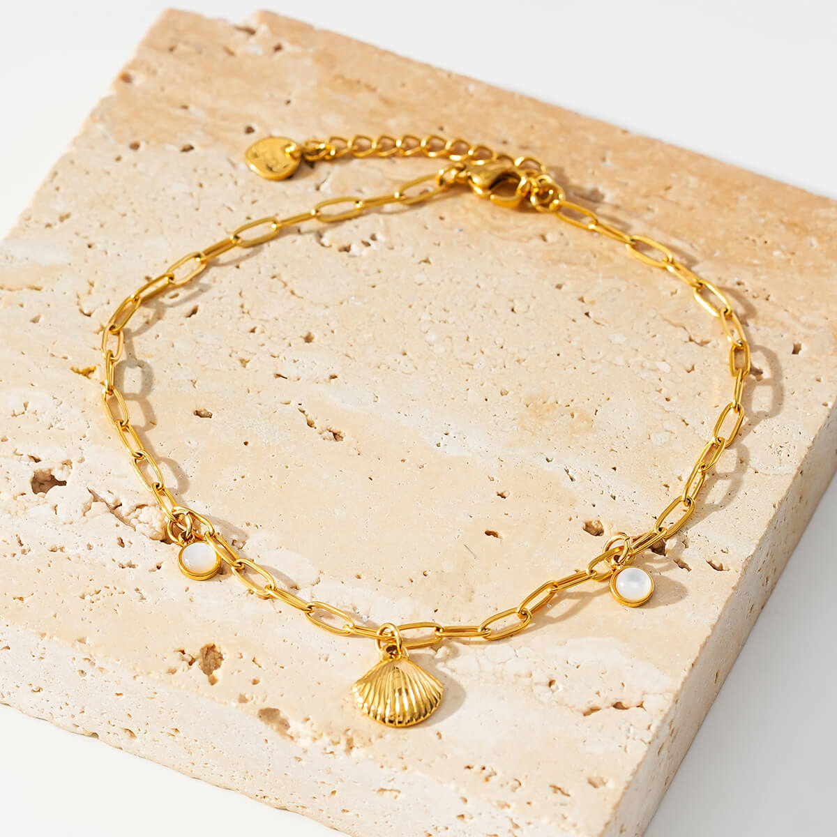 SEASHELL CHARM ANKLET TrendyRush