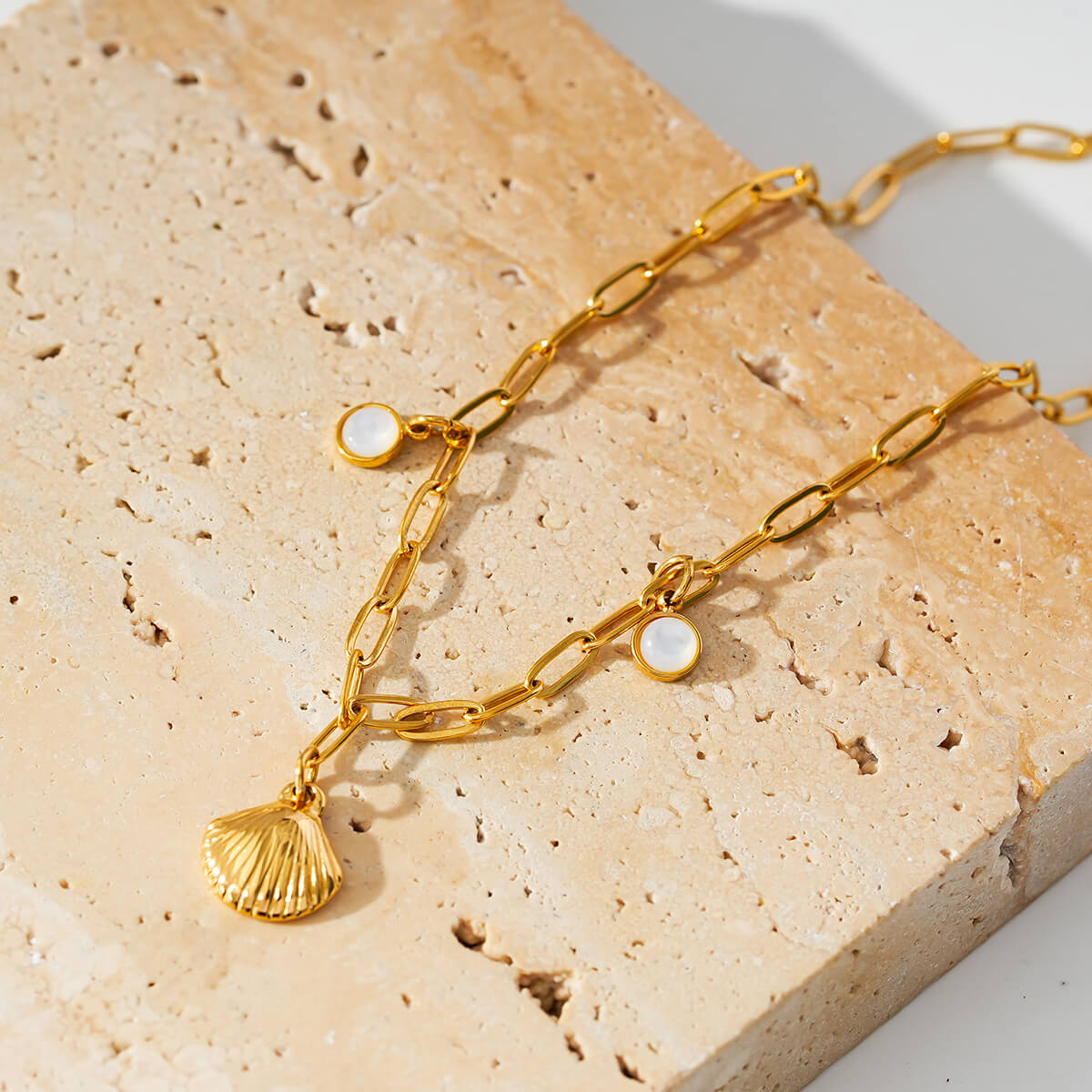 SEASHELL CHARM ANKLET TrendyRush