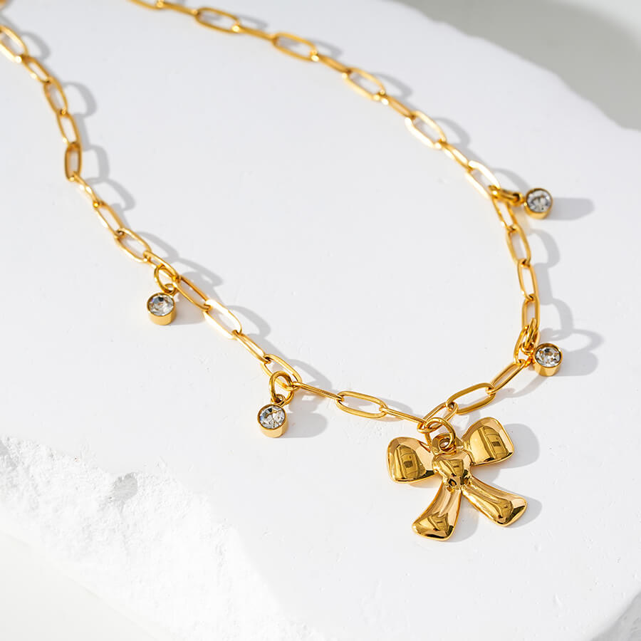 Bow Decor Anklet TrendyRush