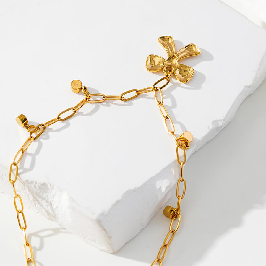 Bow Decor Anklet TrendyRush