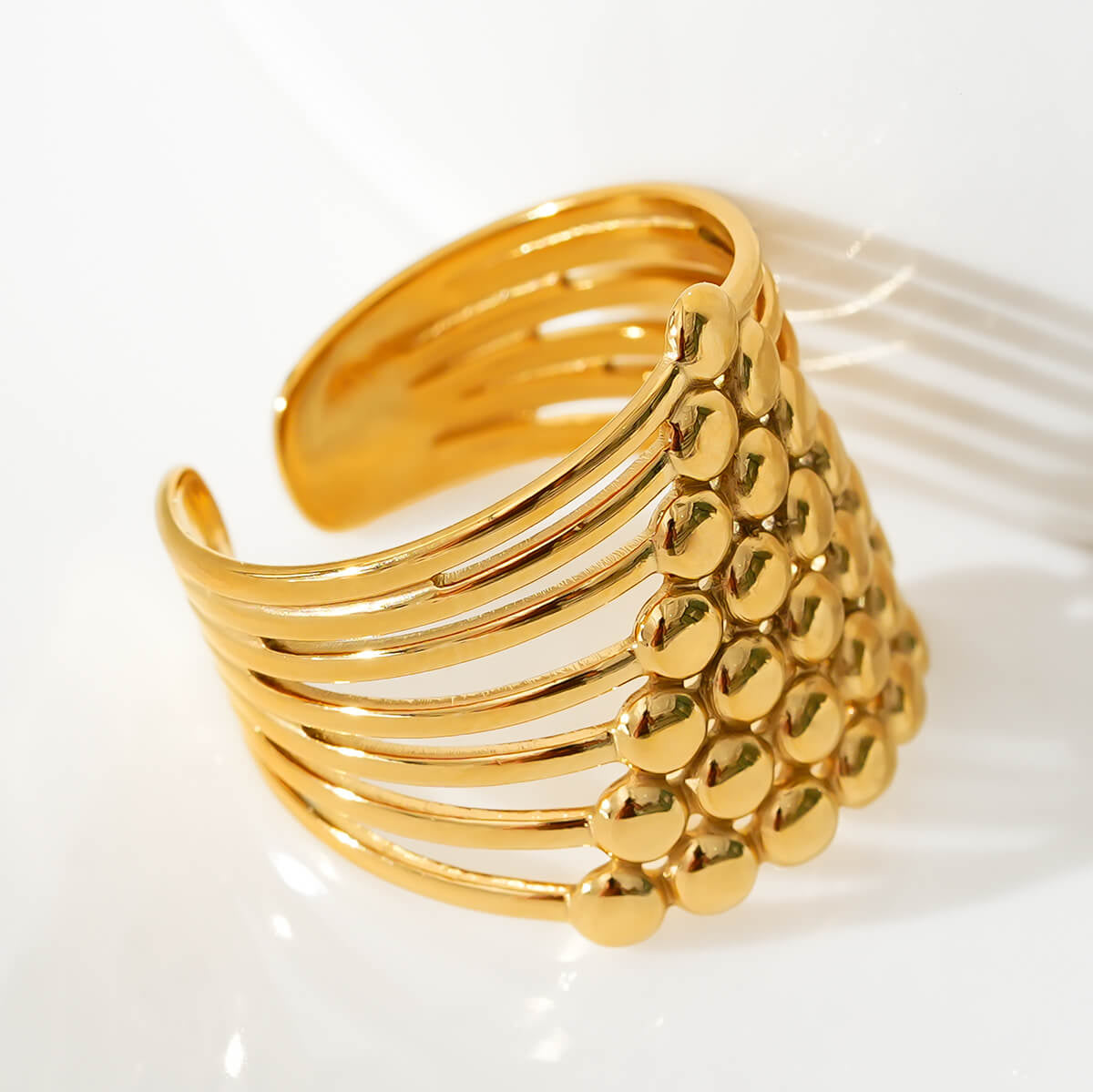 Triangle stacked ring TrendyRush