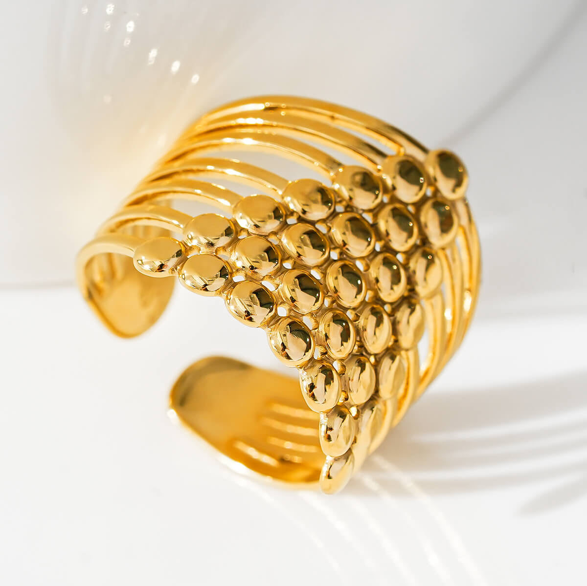 Triangle stacked ring TrendyRush