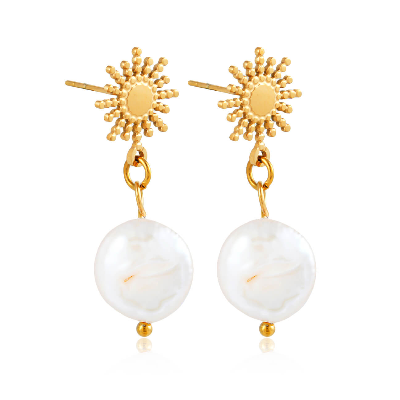 Sun Pearl earrings TrendyRush