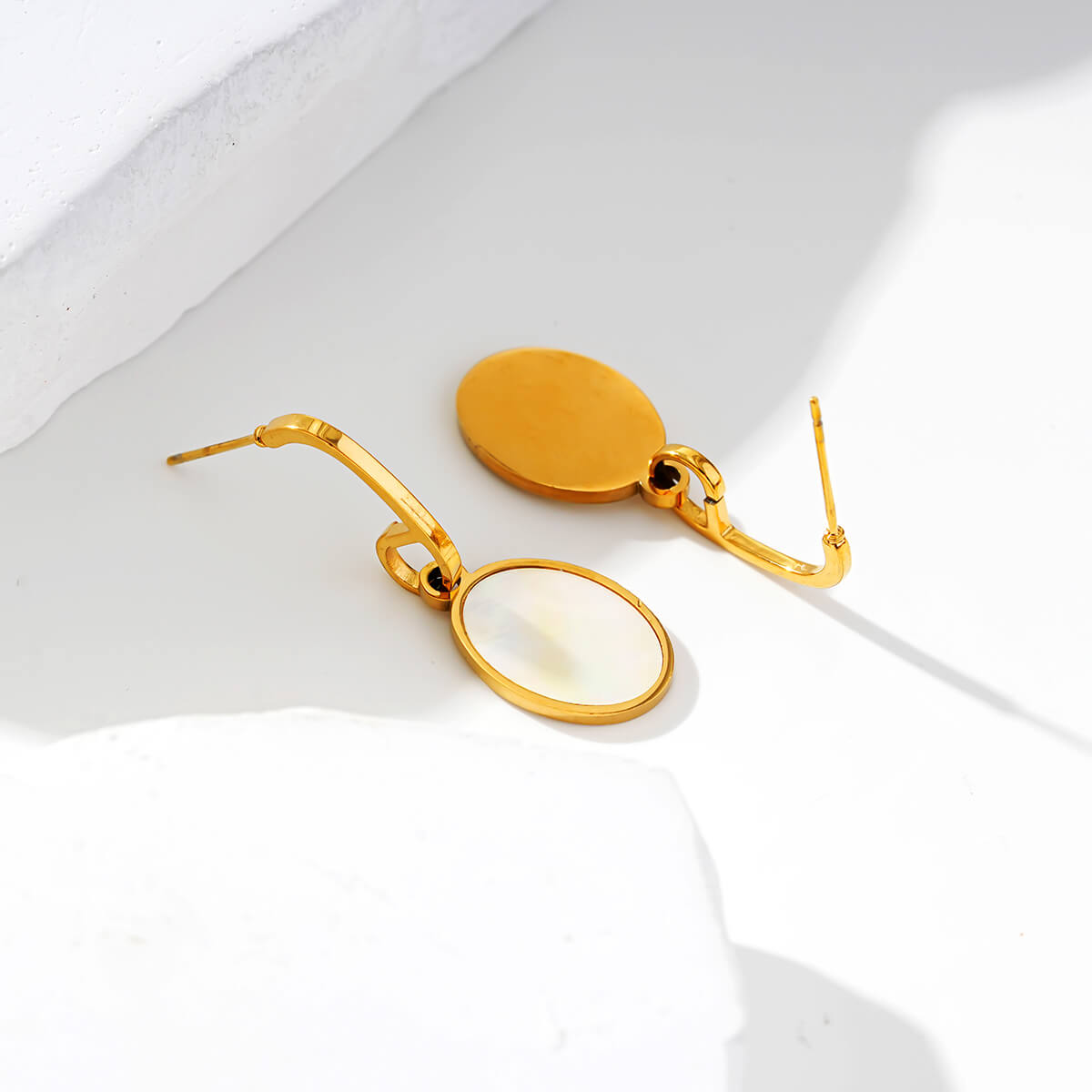 White fritillary earrings TrendyRush