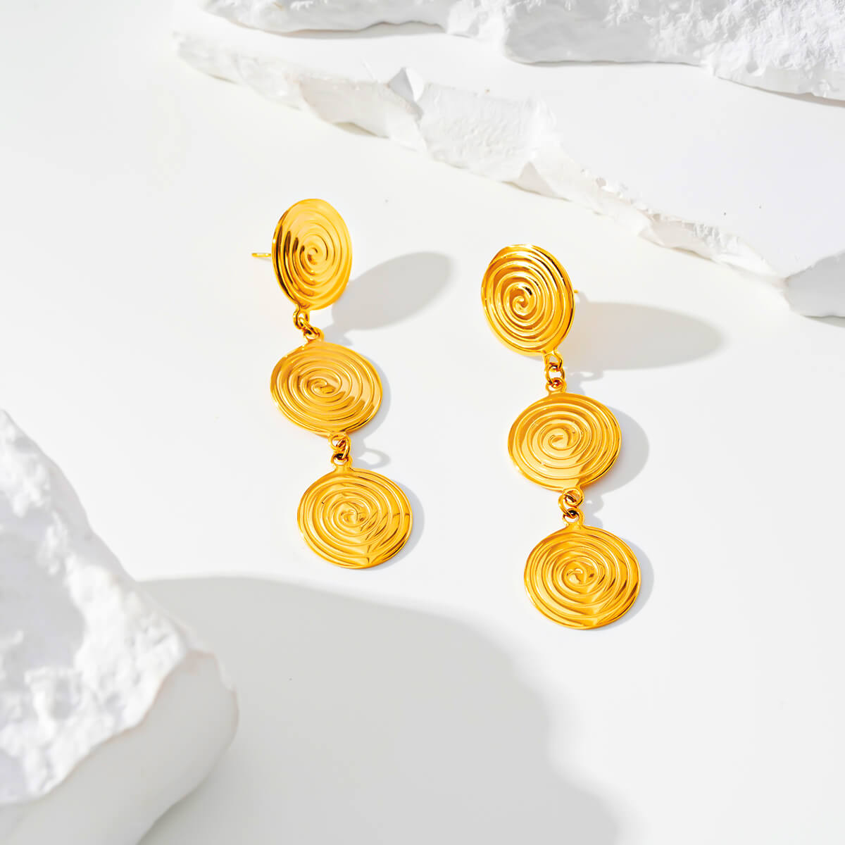 Thread circle earrings TrendyRush