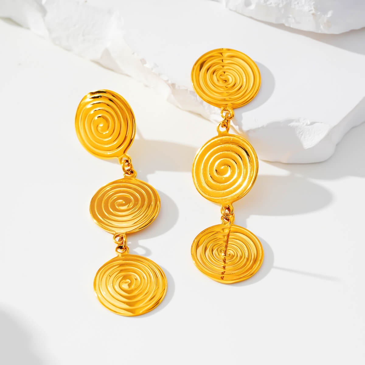 Thread circle earrings TrendyRush