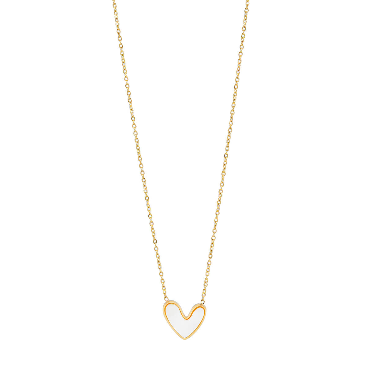 Heart shaped fritillary necklace TrendyRush