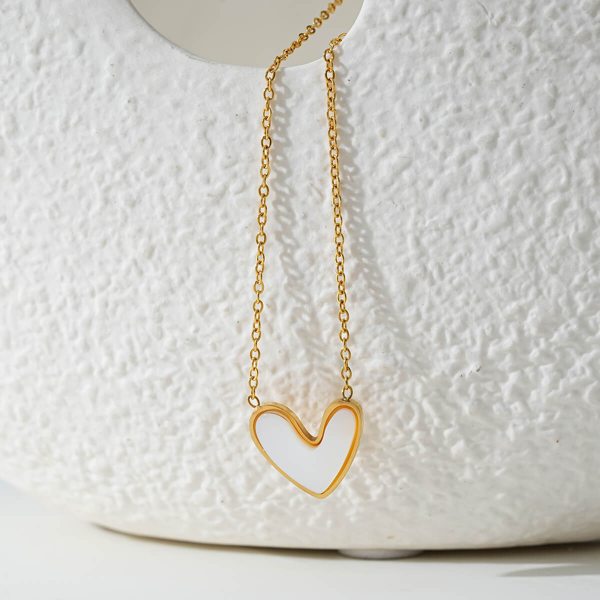 Heart shaped fritillary necklace TrendyRush