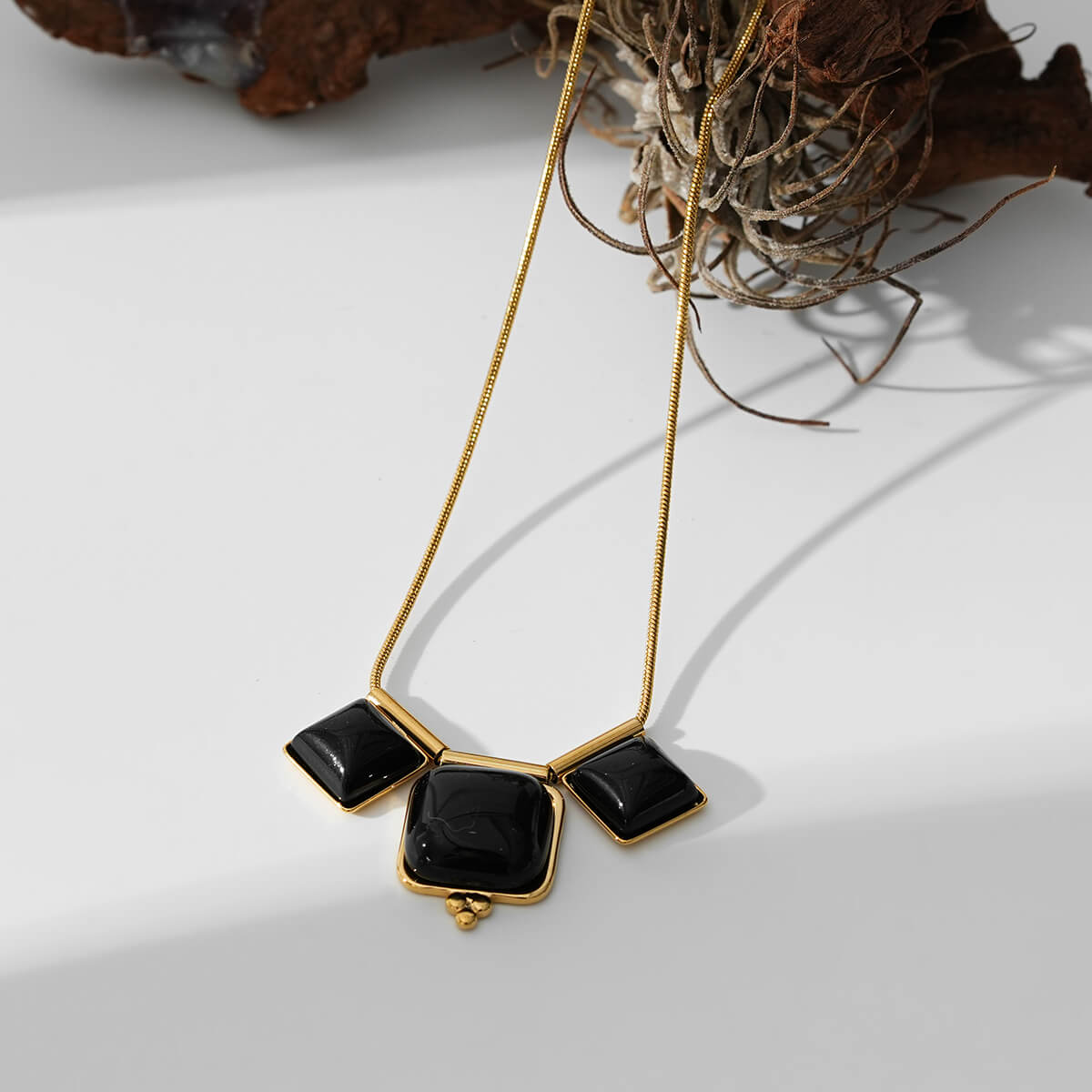 Colorful jade necklace TrendyRush