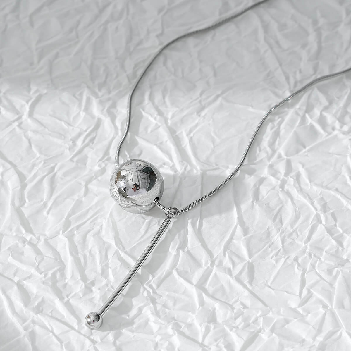 Gold bead necklace TrendyRush