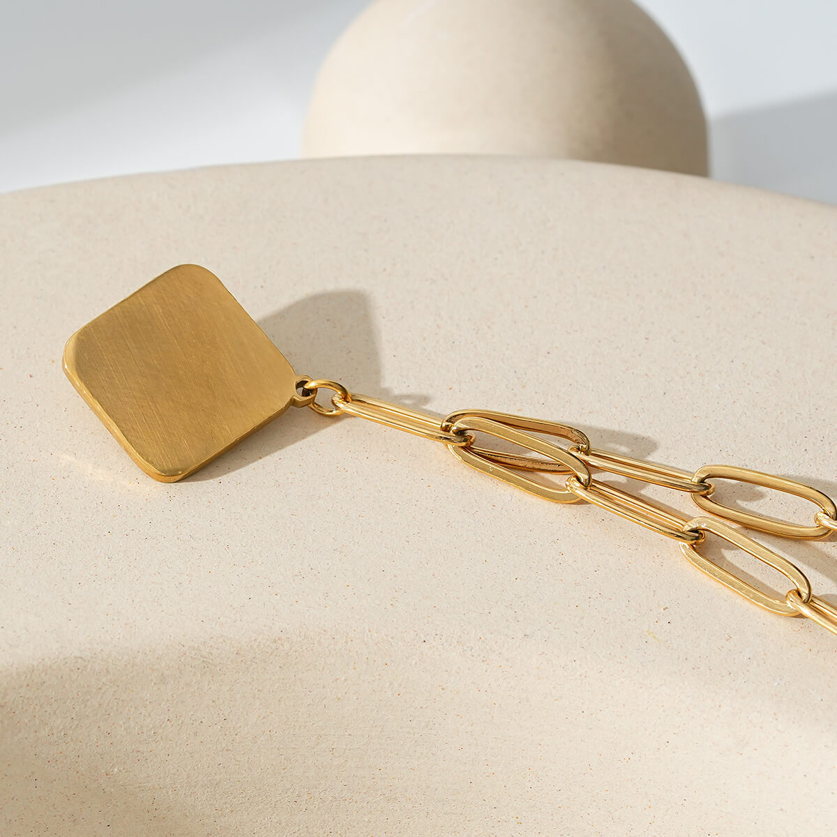 Square shell necklace TrendyRush