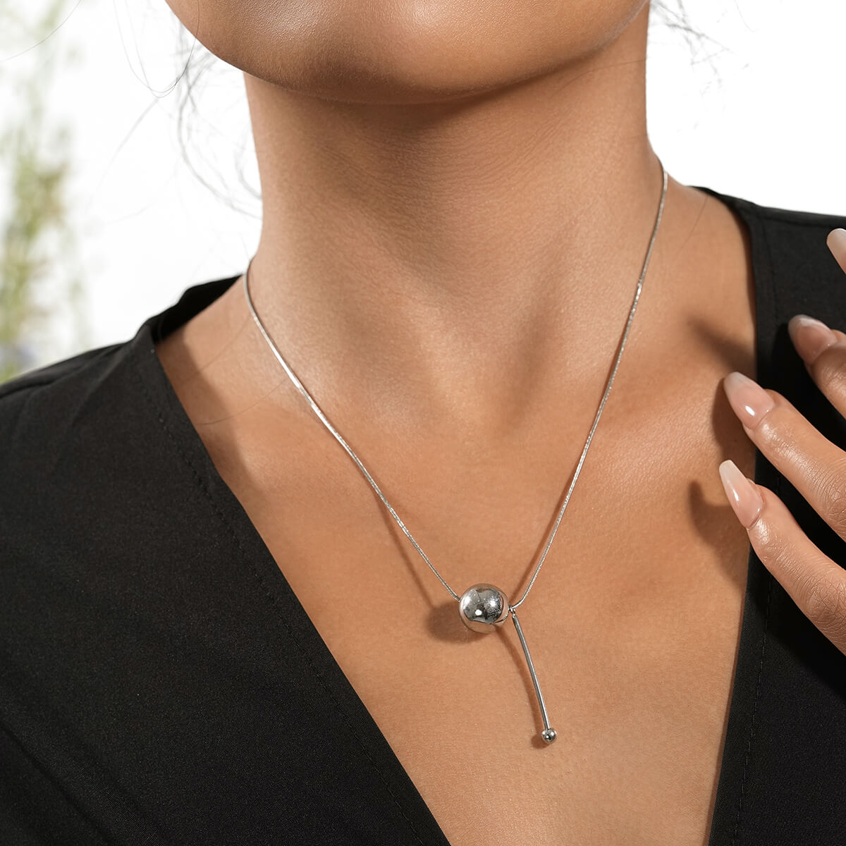 Gold bead necklace TrendyRush