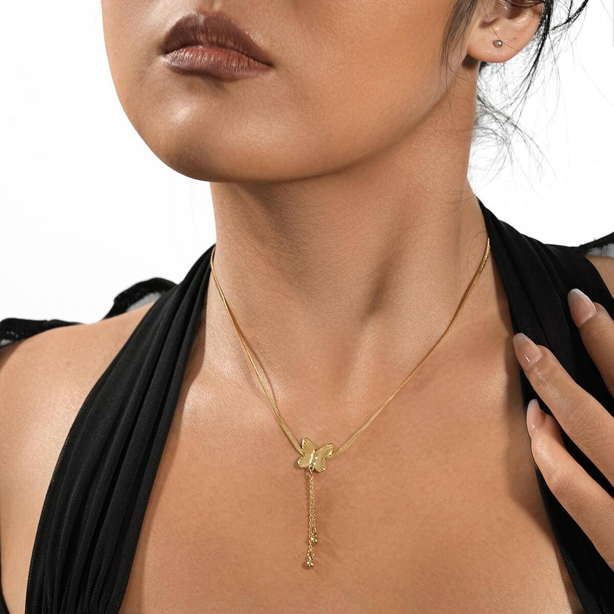 butterfly necklace TrendyRush