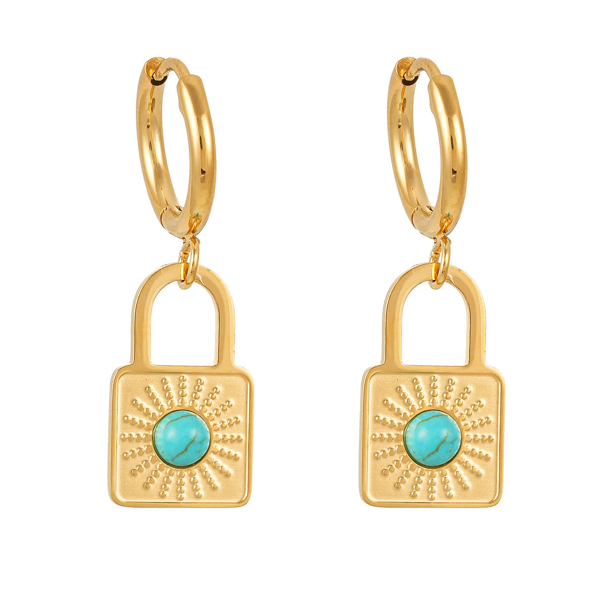 Sun lock earrings TrendyRush