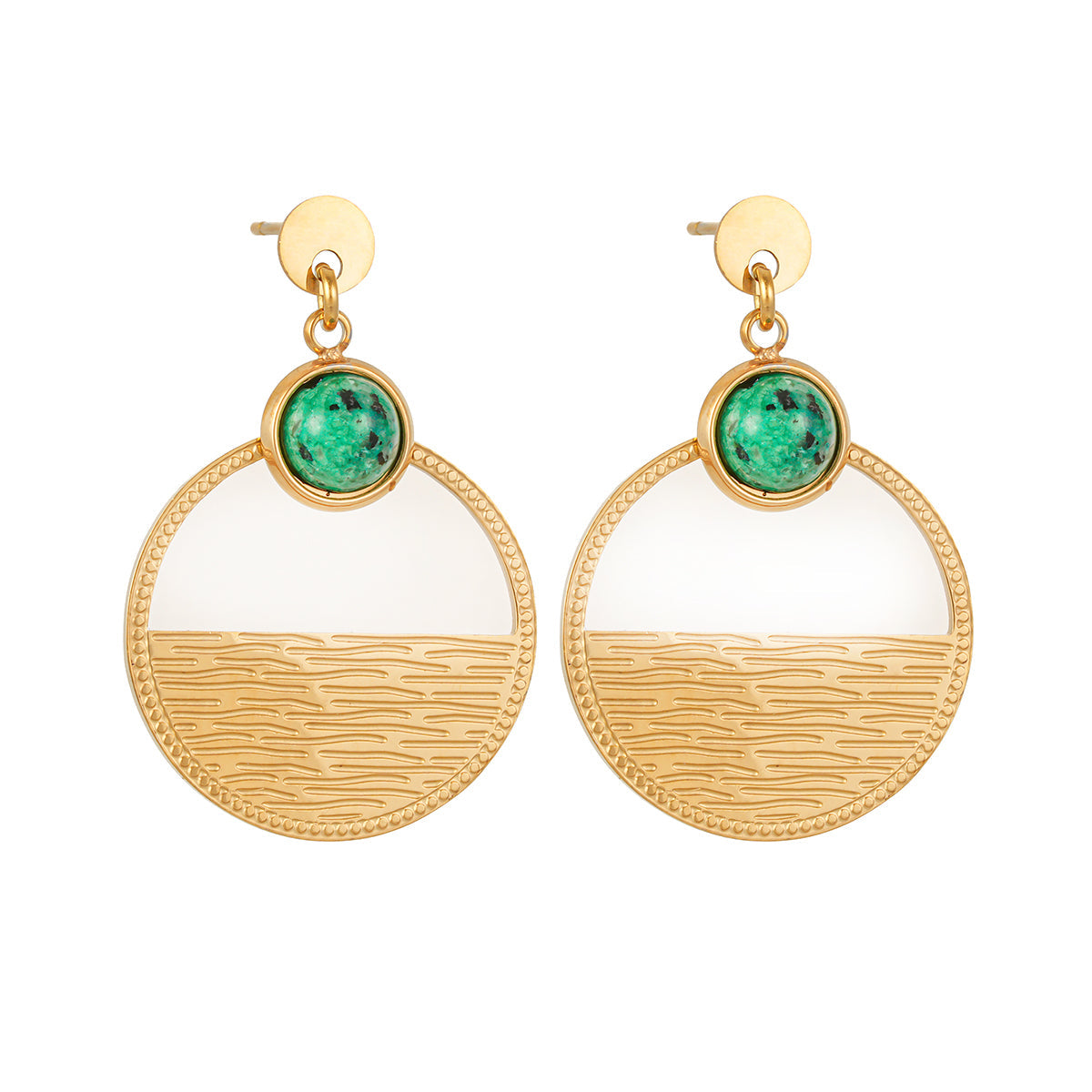 Bright moon on the sea earrings TrendyRush