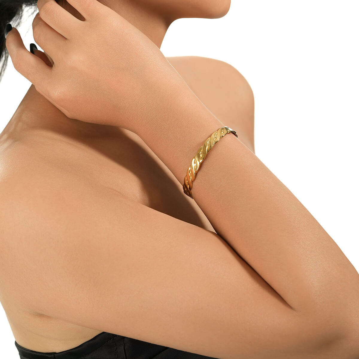 Vintage fashion interwoven design open bracelets TrendyRush