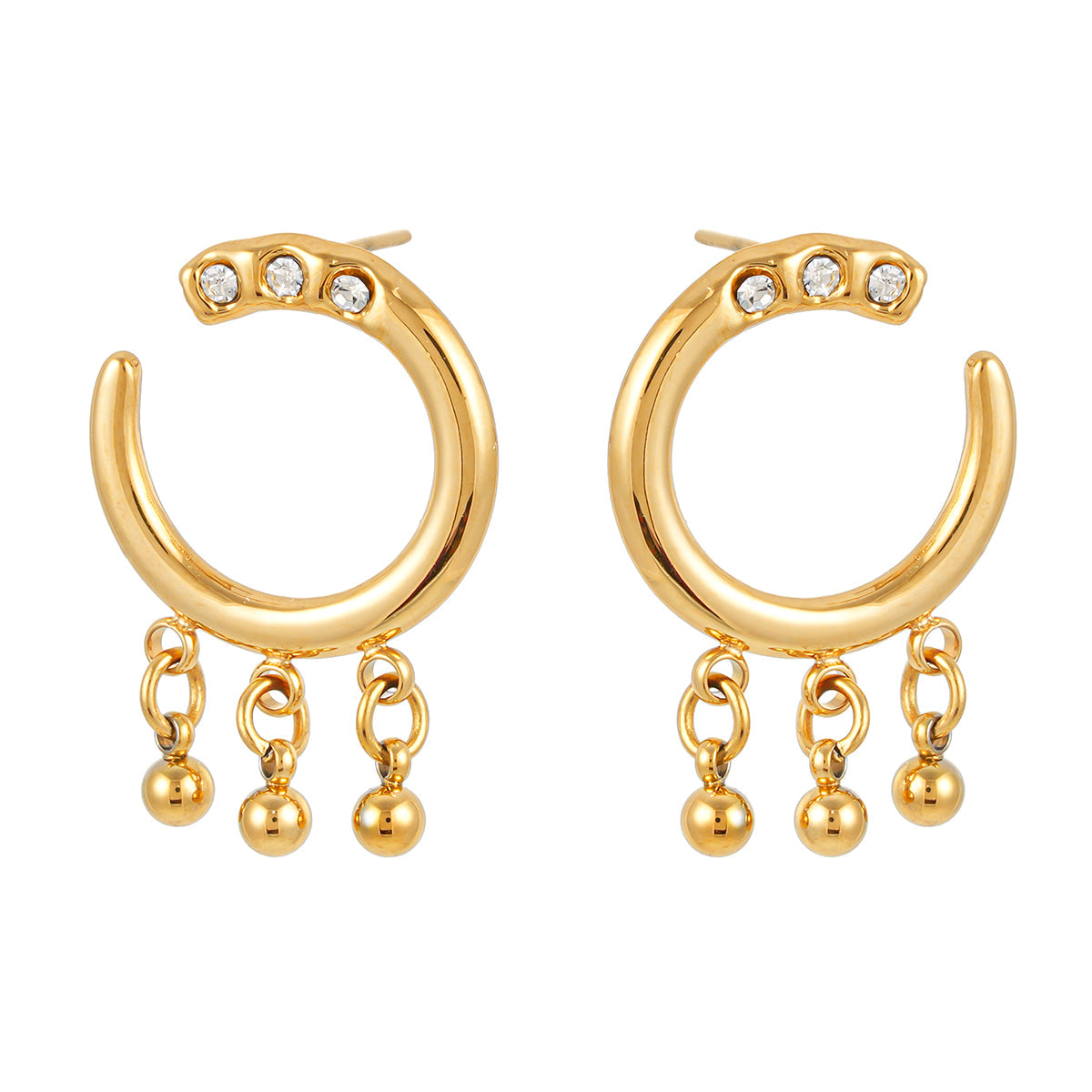 C-shaped earrings TrendyRush